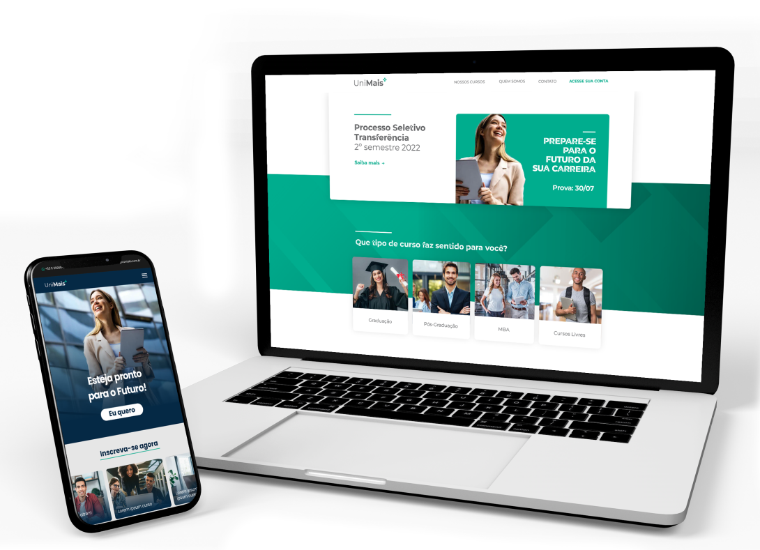 Mobile and desktop image templates
